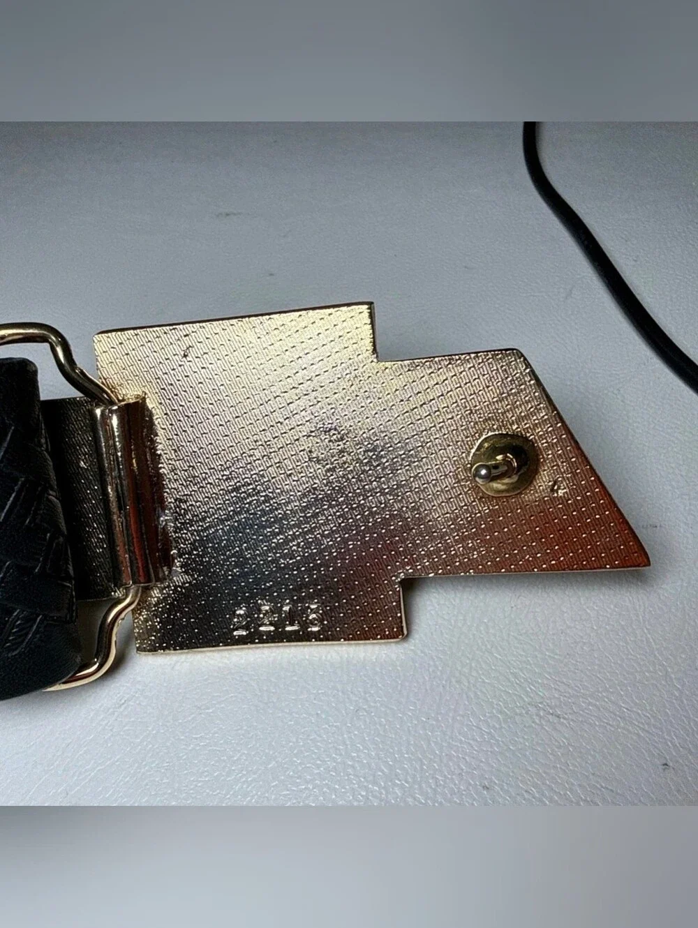 Chevrolet/Chevy Solid Brass Belt Buckle & Leather Waist Size 34 To 38 Chevy Logo